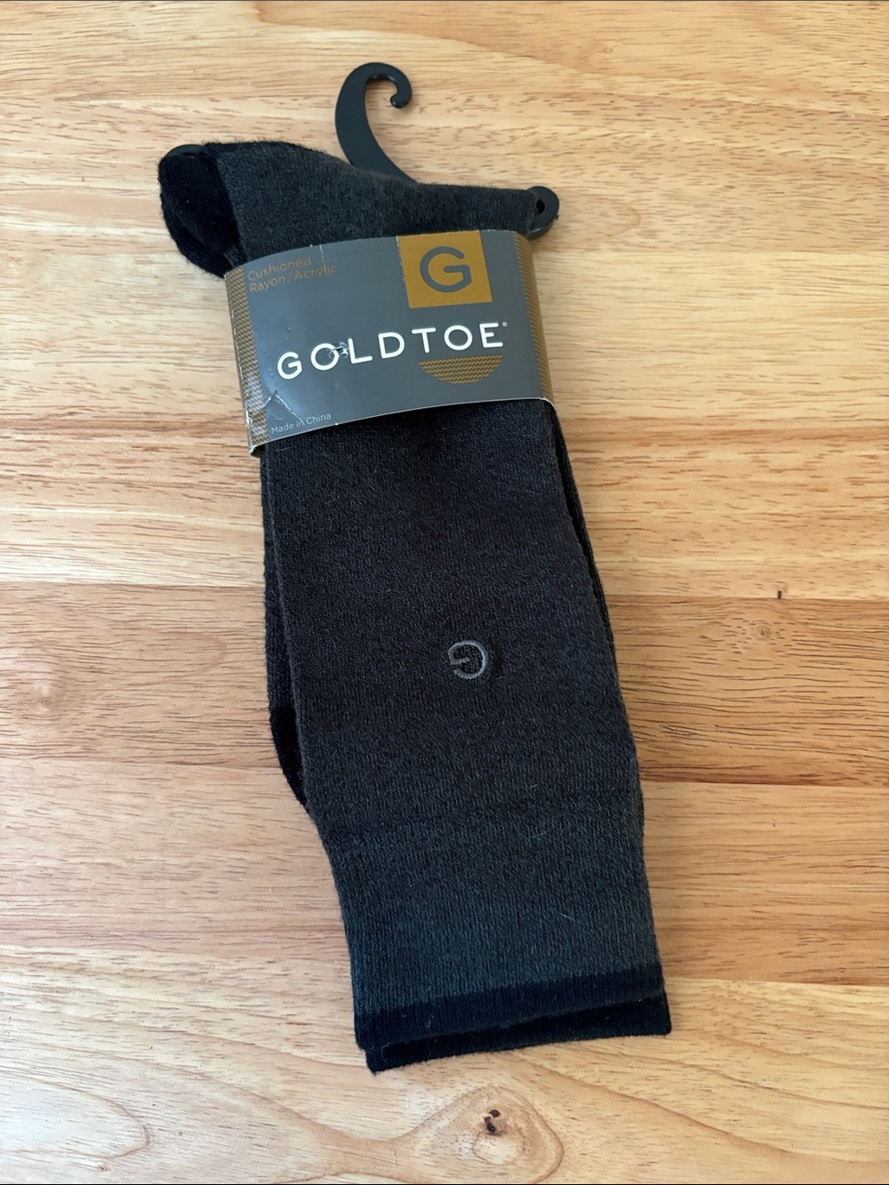 Gold Toe Men's Black Cushioned Dress Socks - Pack
